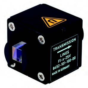Faraday Isolator FI-530-2SV, SV Series, 2 mm Aperture