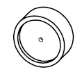 Pinhole, mounted Pinhole 0,05 mm, Ø 25 mm mounted