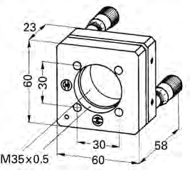 Adjustable Optic Holder 31.5 M